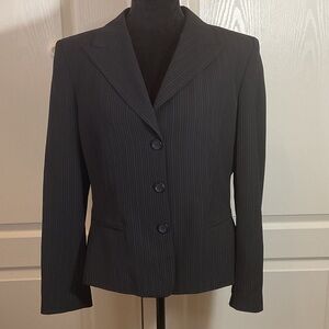 Kasper Black Pinstripe Blazer
